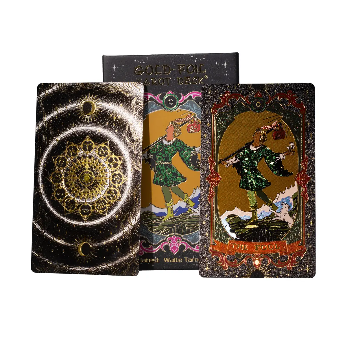 Tarotkort med guldfolie och guidebok - produktbild 5