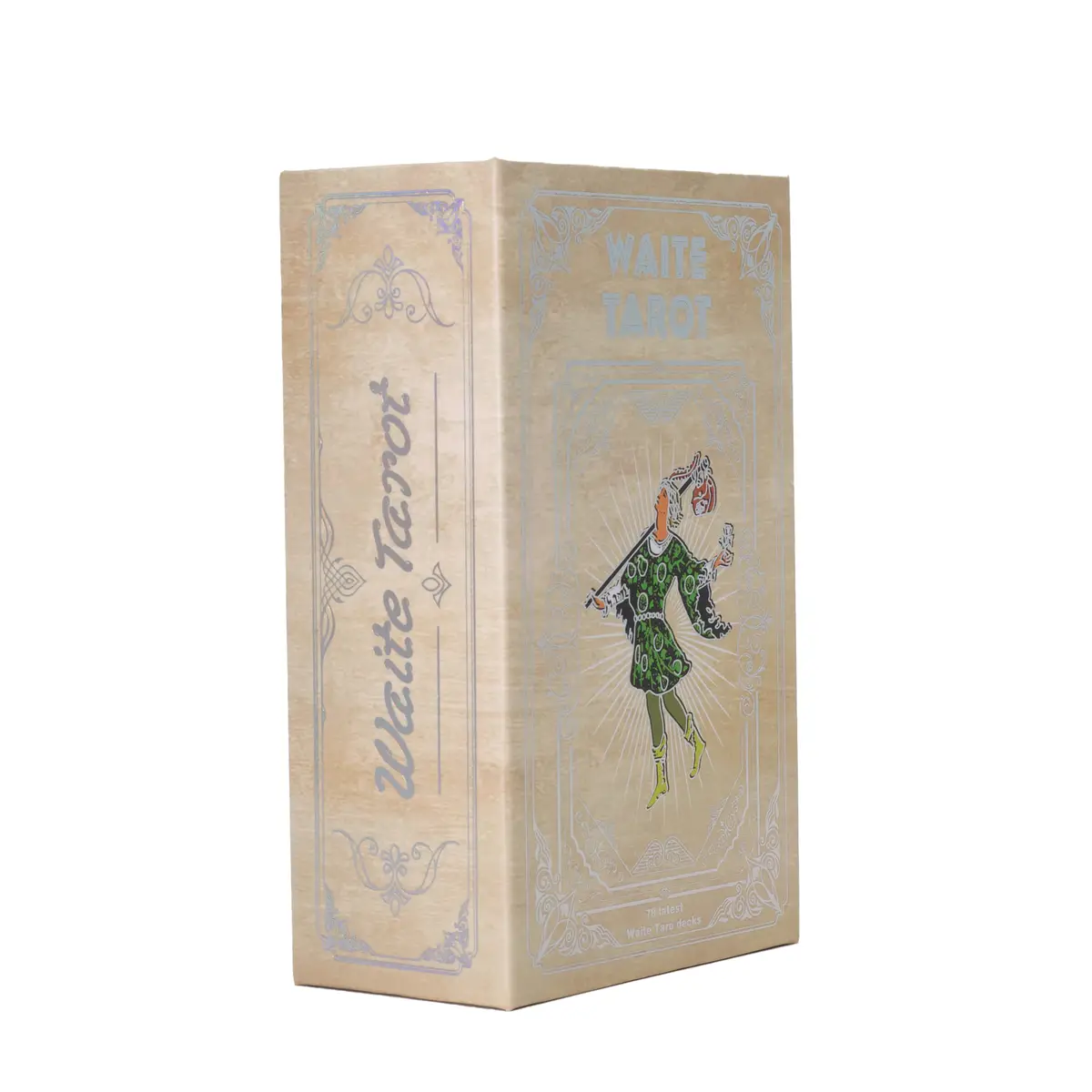 Tarotkort Waite med silverfolie och guidebok - produktbild 2