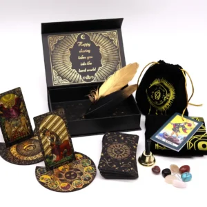 Tarotkortset med guldfolie och tillbehör - produktbild 2