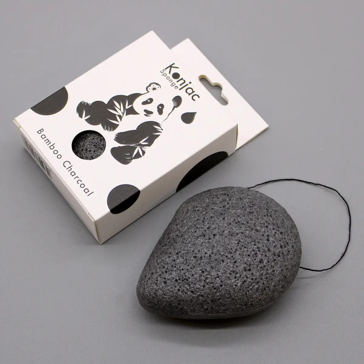 Teardrop Konjac-svamp med bambukol och antibakteriell effekt - produktbild 5