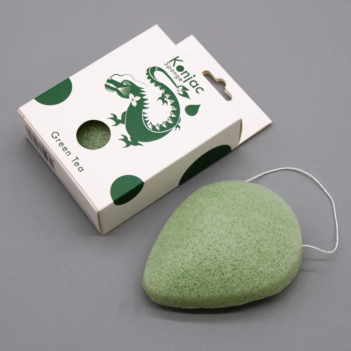 Teardrop Konjac-svamp med grönt te - produktbild 3