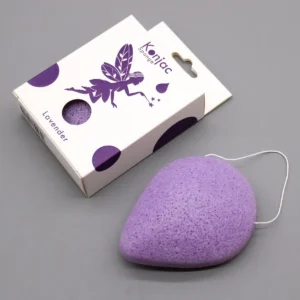 Teardrop Konjac-svamp med lavendeldoft - produktbild 2