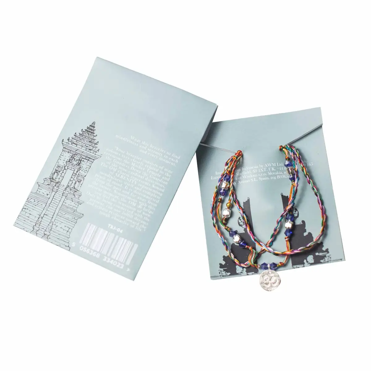 Temple-armband i tråd med OM-symbol - produktbild 3