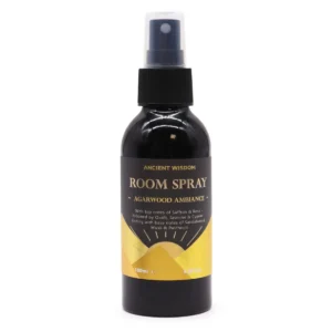 Svart flaska med doftspray The Experience Oudh Agarwood Ambiance 100 ml