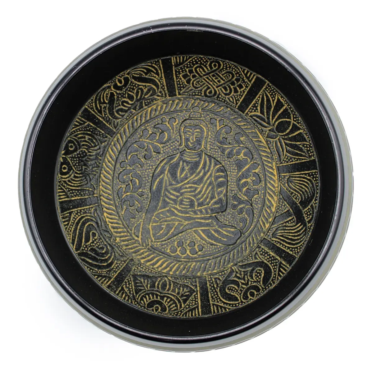 Tibetansk klangskål Extra Loud med Buddha-motiv - produktbild 2