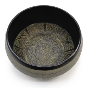 Tibetansk klangskål Extra Loud med Buddha-motiv - produktbild 3