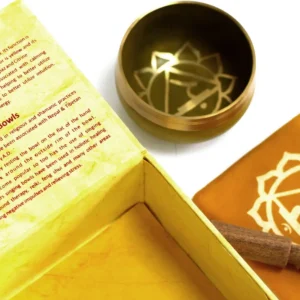 Tibetansk klangskål för solar plexus-chakran - produktbild 2
