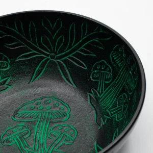 Tibetansk klangskål i aluminium med svammmotiv, 20 cm - produktbild 2