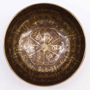 Tibetansk klangskål med mantra, 16 cm - produktbild 2