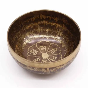 Tibetansk klangskål med mantra, 16 cm - produktbild 3