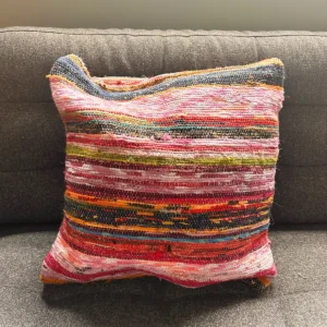 Trasmatteöverdrag till kudde 40x40 cm i blå nyanser - produktbild 2