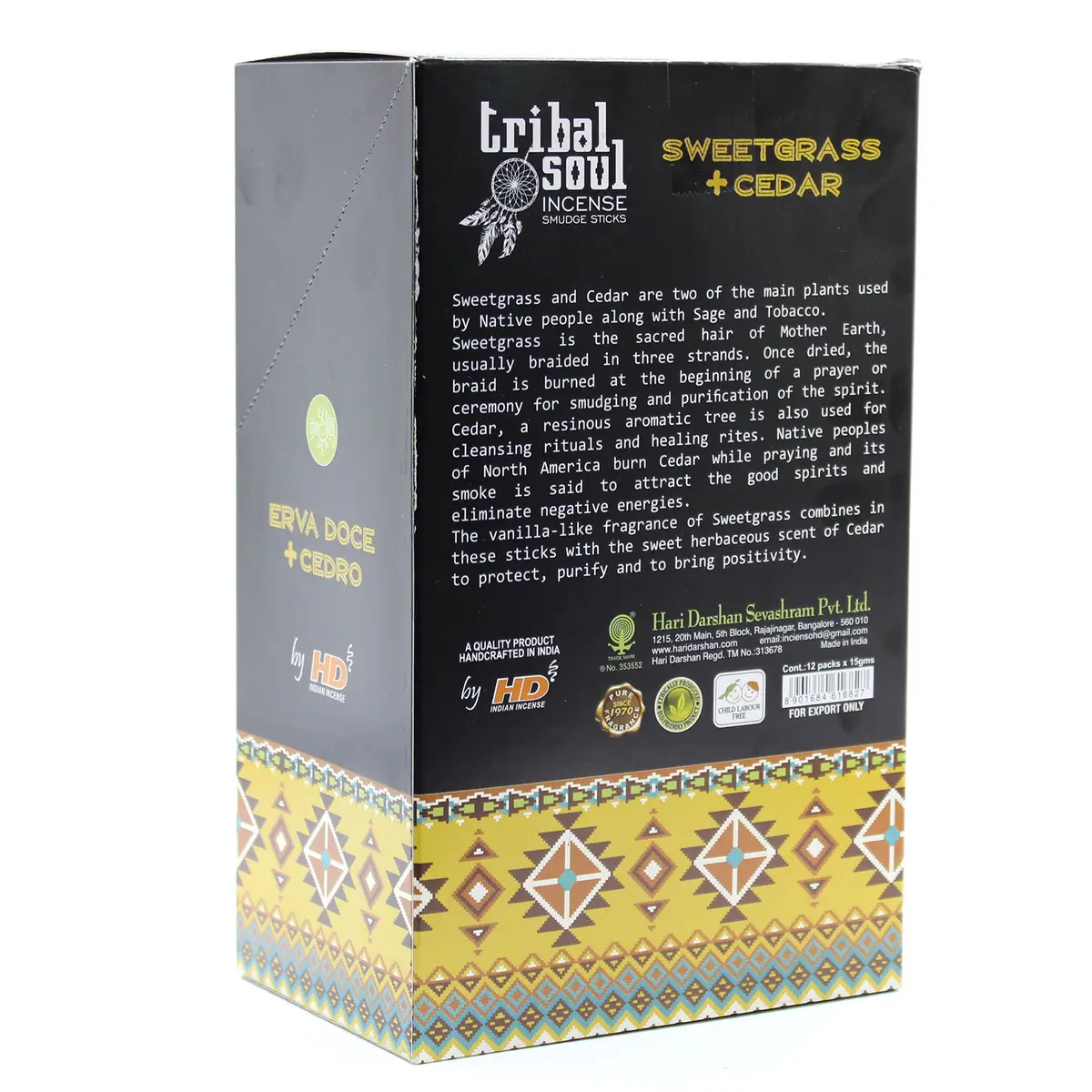 Tribal Soul Rökelsestickor Sweet Grass och Ceder - produktbild 5