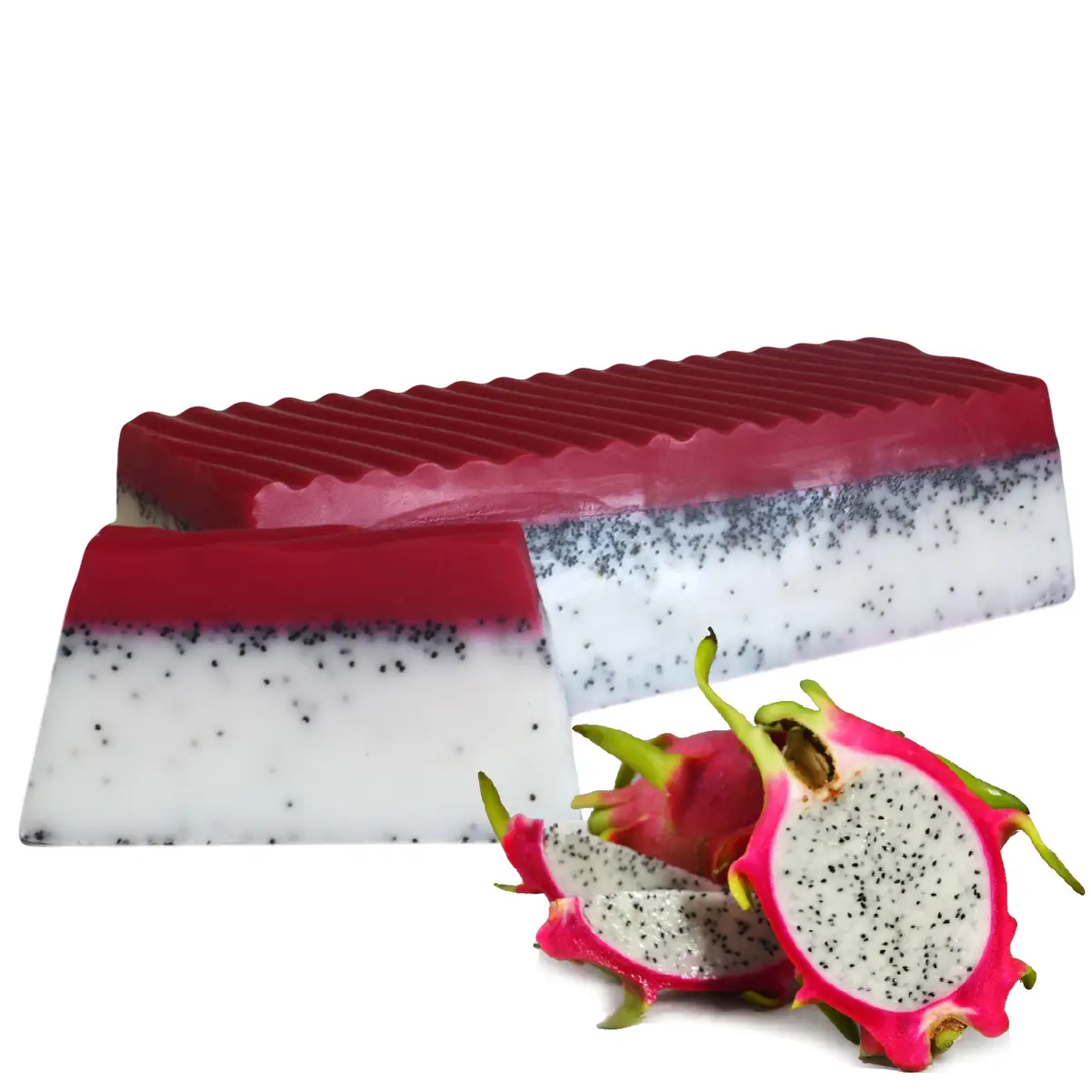 Tropical Paradise tvålkaka med dragonfrukt och vallmofrön - produktbild 4