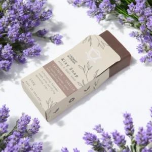Tvål med bentonitlera och lavendel- och vaniljdoft - produktbild 4