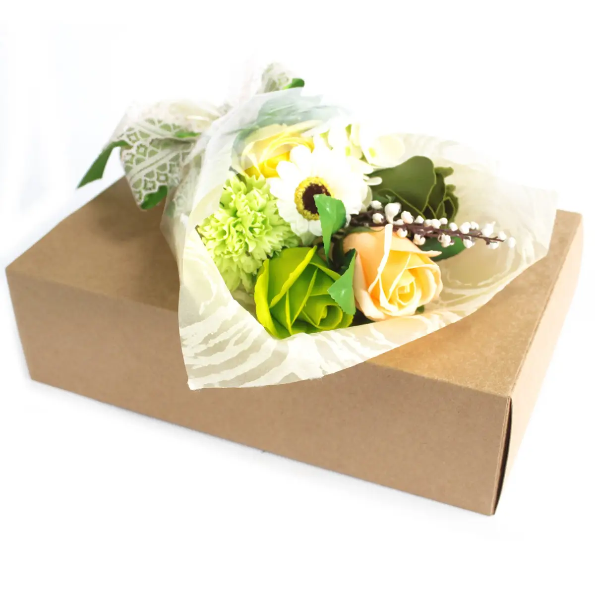 Tvålbukett Blomsterdoft i presentförpackning - produktbild 2