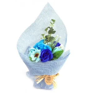 Tvålbukett med blå tvålblommor - produktbild 3