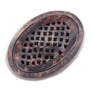 Tvålfat i tvålsten med avrinning 11x8 cm oval - produktbild 4