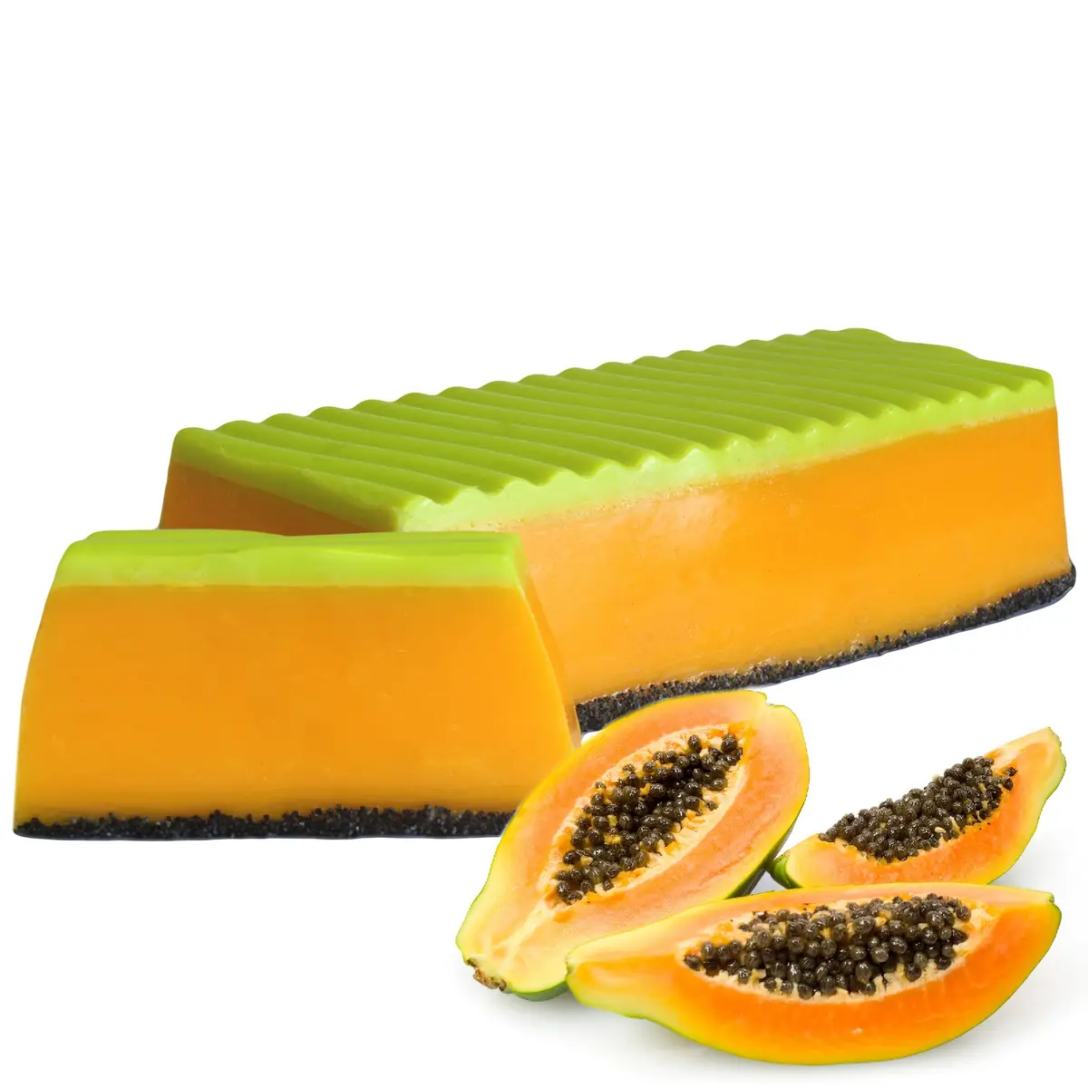Tvålskiva med papaya och vallmofrön - produktbild 4