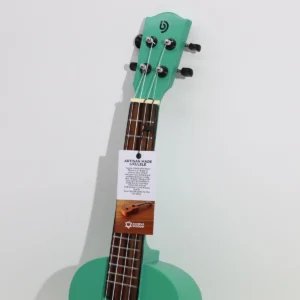Ukulele med fyra strängar i turkos finish från Artisan Made - produktbild 3