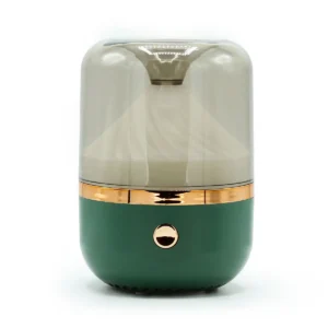 Grön och bronsfärgad Urban Aroma aromadiffusor med nattlampa och USB-C
