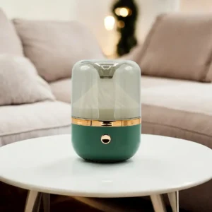 Urban Aroma aromadiffusor med nattlampa USB grön och brons - produktbild 3