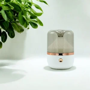 Urban Aroma Diffuser White & Bronze – USB med färgskiftande ljus - produktbild 2