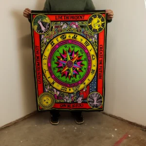 Väggbonad i bomull Circle of Life 70x110 cm - produktbild 2