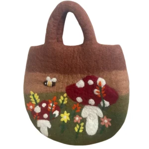 Vattentovad väska med svampmotiv 35x27 cm - produktbild 3