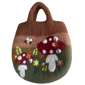 Vattentovad väska med svampmotiv 35x27 cm - produktbild 5