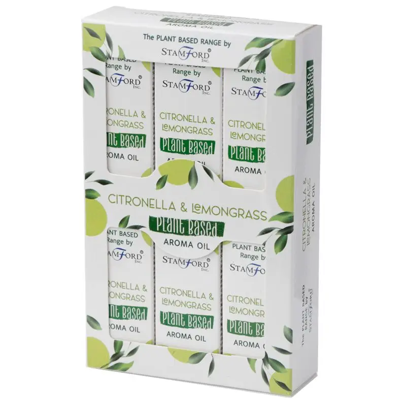 Växtbaserad doftolja med citronella och citrongräs 10 ml - produktbild 3