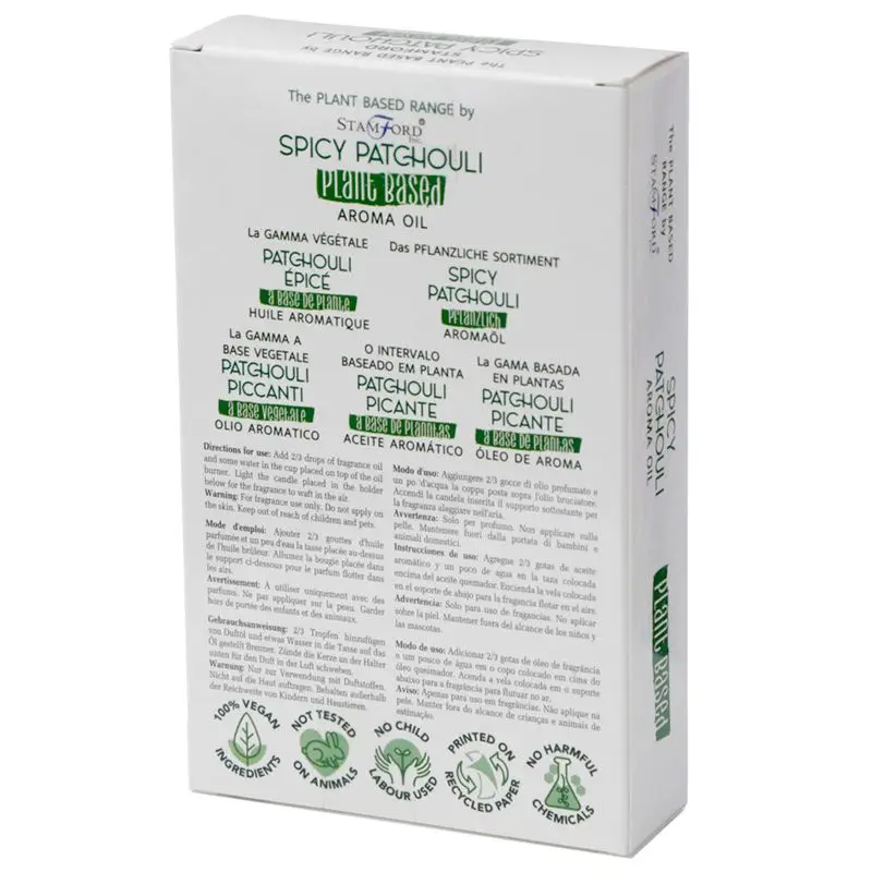 Växtbaserad doftolja med kryddig patchouli 10 ml - produktbild 2