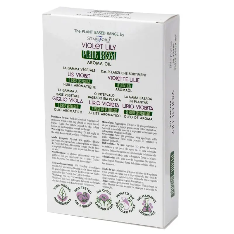 Växtbaserad doftolja Violet Lily 10 ml - produktbild 2