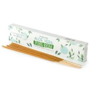 Växtbaserade masala rökelsepinnar med aloe vera och förpackning