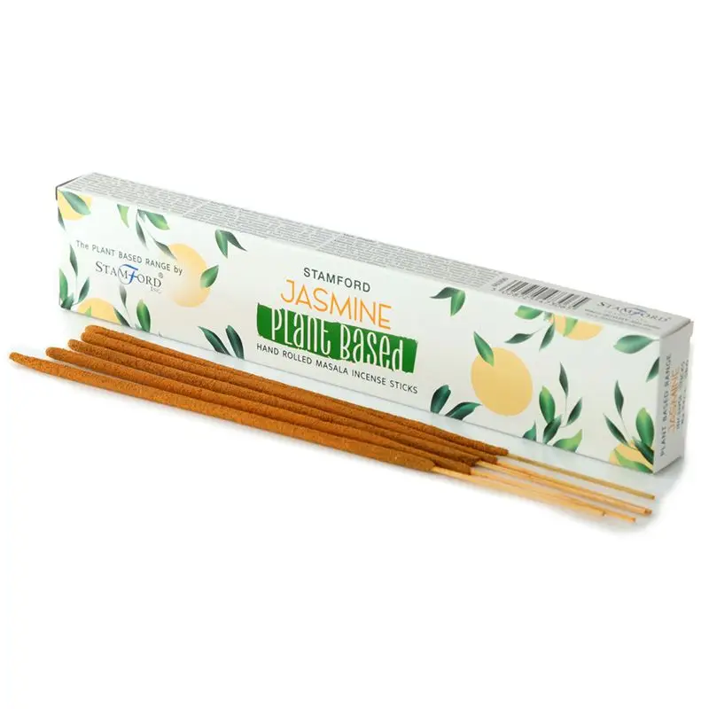 Växtbaserade masala rökelsepinnar med jasmindoft och förpackning