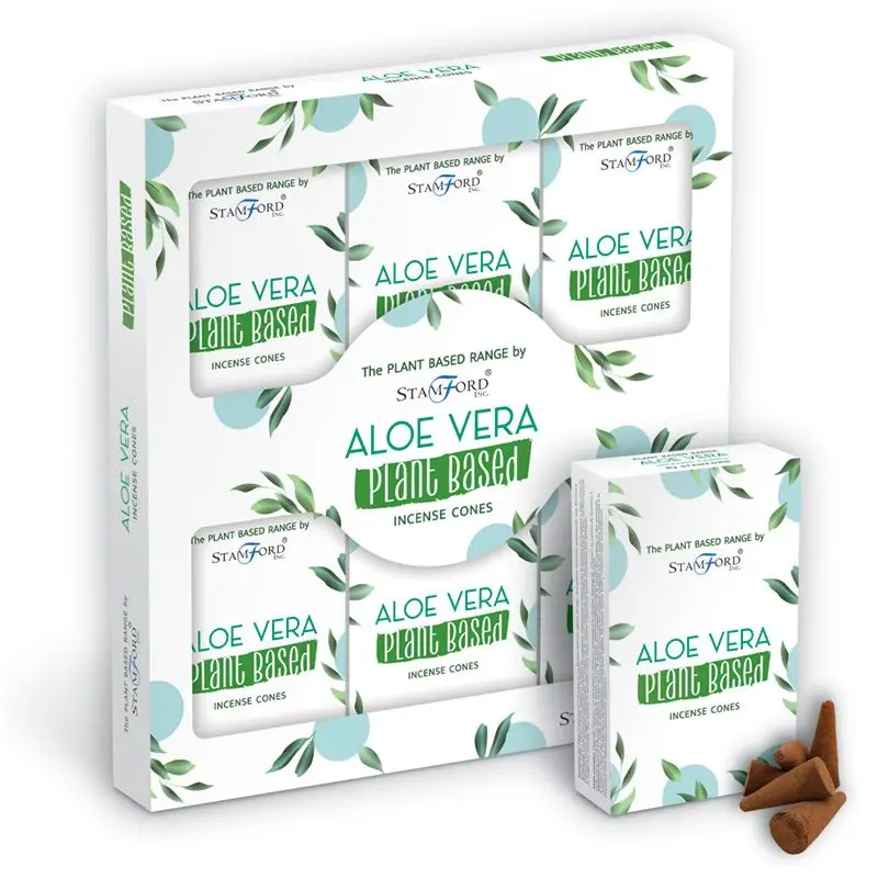Växtbaserade rökelsekoner med aloe vera - produktbild 2