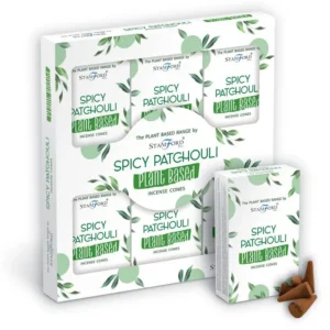 Växtbaserade rökelsekoner med kryddig patchouli - produktbild 2