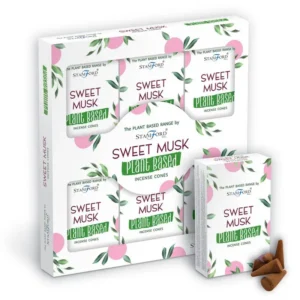 Växtbaserade rökelsekoner Sweet Musk - produktbild 2