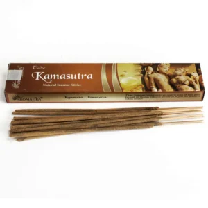 Förpackning och rökelsepinnar Kamasutra från Aromatika
