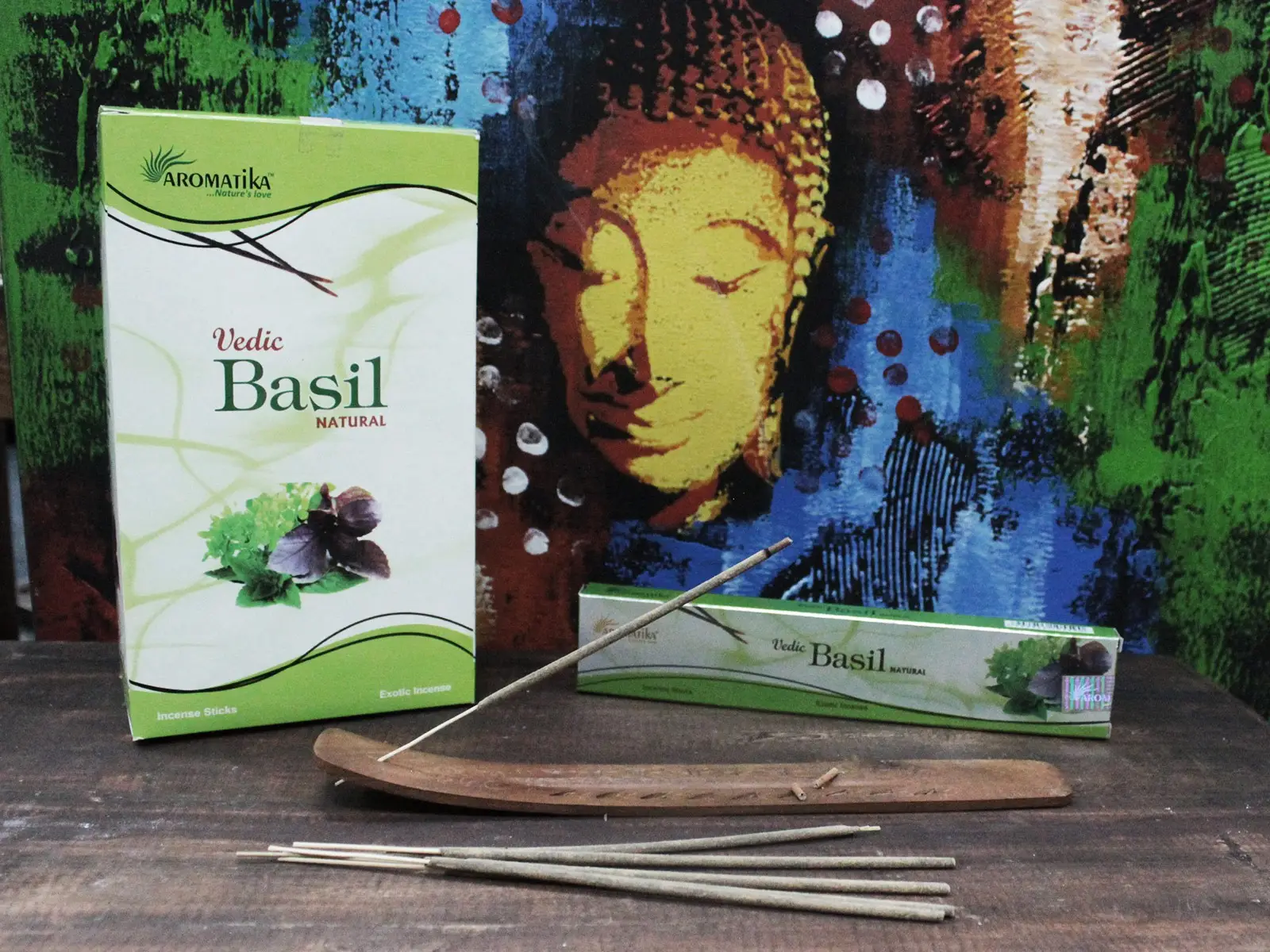Vedic Masala rökelsepinnar med basilika - produktbild 3