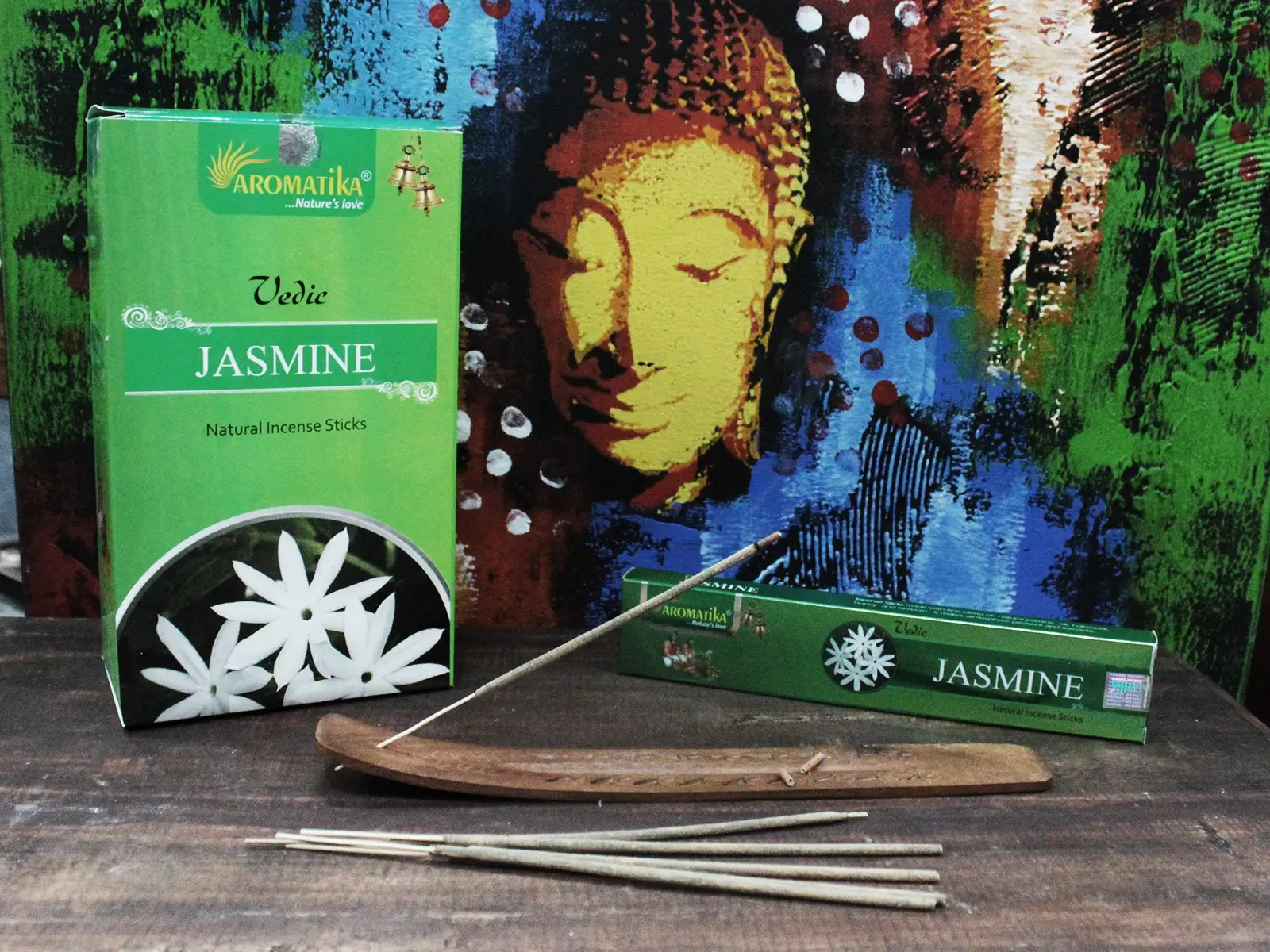 Vedic Masala rökelsepinnar med jasmindoft - produktbild 3