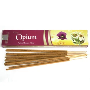 Rökelsepinnar och ask med Opiumdoft från Vedic Masala