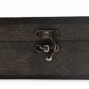 Vintageinspirerad grå förvaringslåda i plywood - produktbild 5