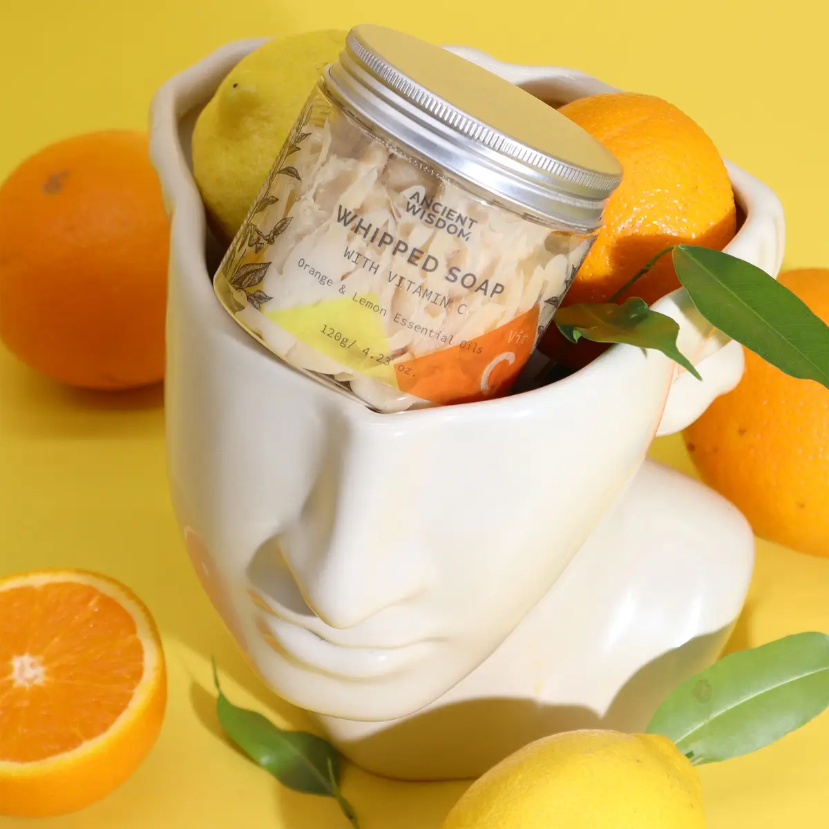 Vispad tvål med vitamin C och citrusdoft - produktbild 2