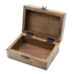 Vitlaserad trälåda med slavisk design 15x10x6 cm - produktbild 7