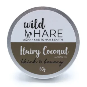 Wild Hare Fast Schampo 60g Hairy Coconut i rund förpackning