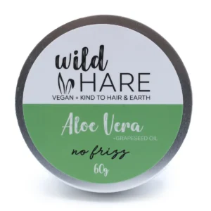 Wild Hare fast schampo med aloe vera i rund förpackning