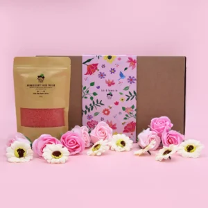 Wild Hare Salt & Flowers Set - Passion badsalt och blommor - produktbild 5
