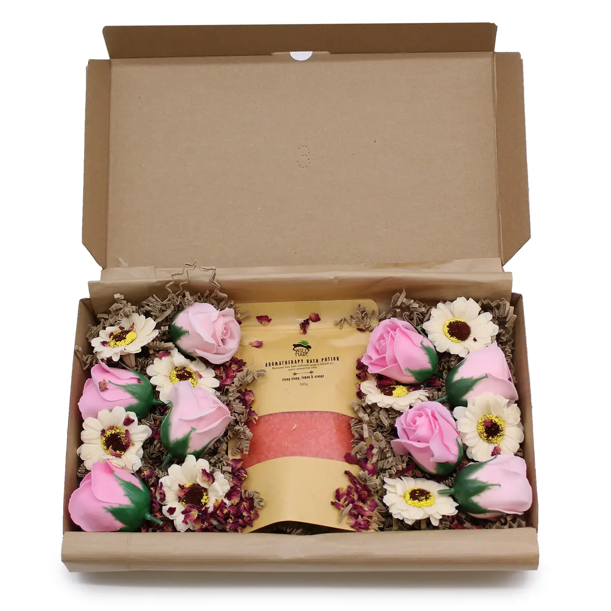 Wild Hare Salt & Flowers Set - Passion badsalt och blommor - produktbild 9