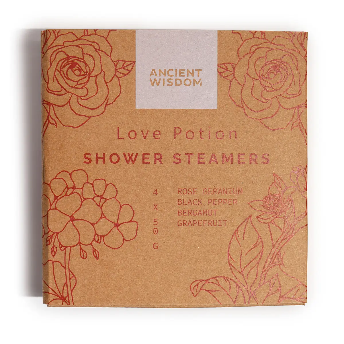 Zen duschångor Wellness Gåvoset Love Potion med rosdoft - produktbild 2