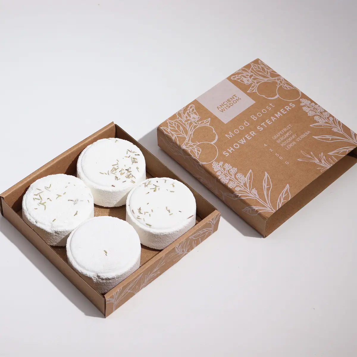 Zen Shower Steamers Duschångor Wellness Gåvoset Mood Boost - produktbild 5